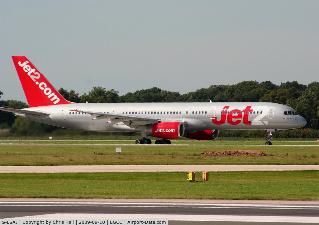 G-LSAJ, 1990 Boeing 757-236 C/N 24793, Jet2