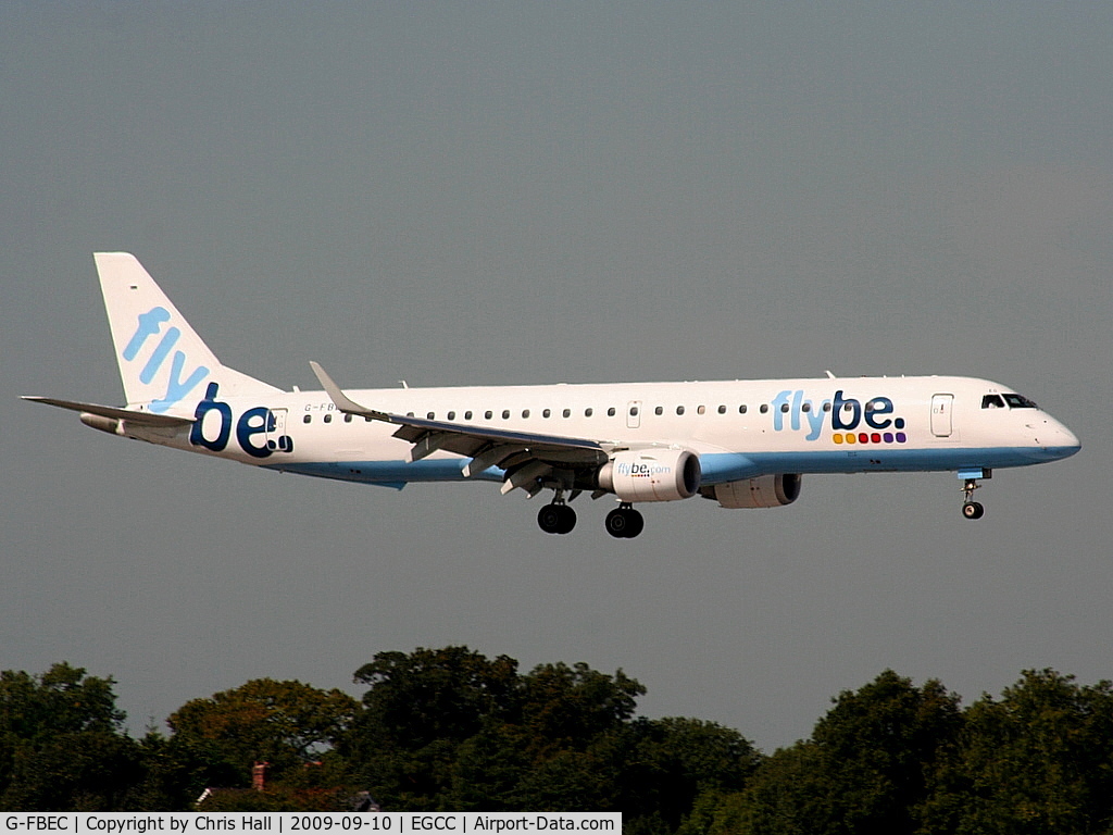 G-FBEC, 2006 Embraer 195LR (ERJ-190-200LR) C/N 19000069, flybe