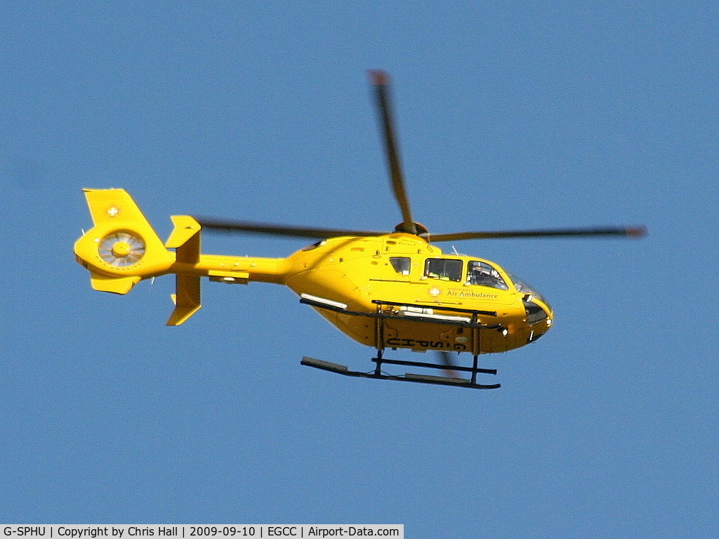 G-SPHU, 2002 Eurocopter EC-135T-2 C/N 0245, North West Air Ambulance operated by Bond Air Services