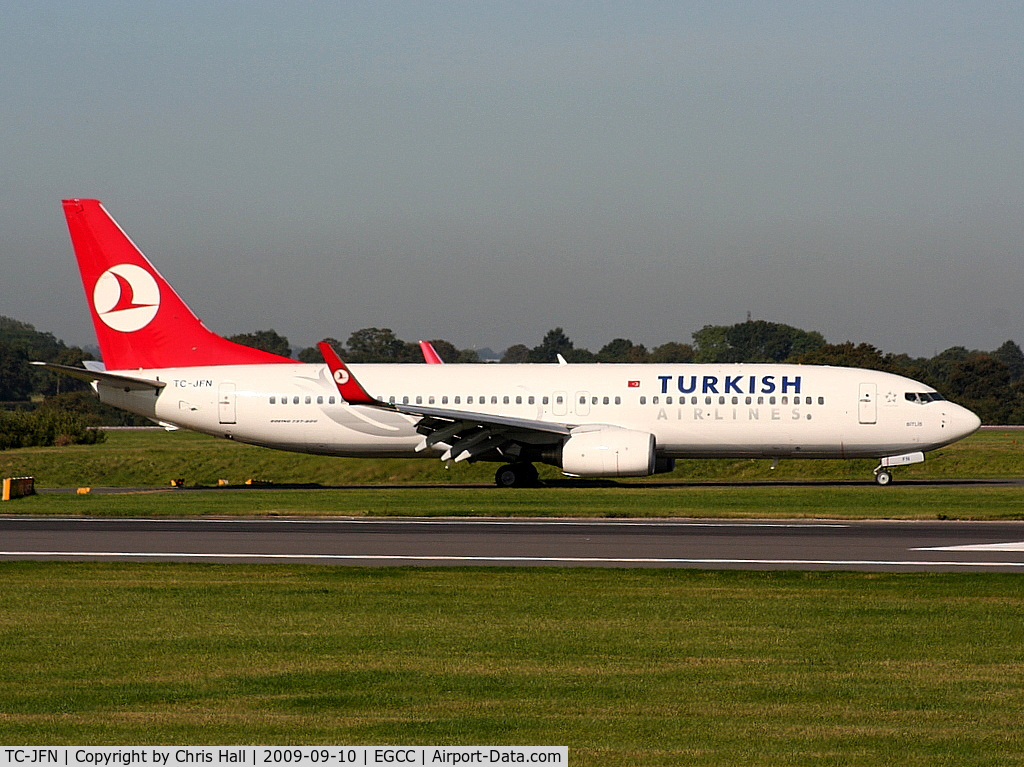 TC-JFN, 1999 Boeing 737-8F2 C/N 29776, Turkish Airlines