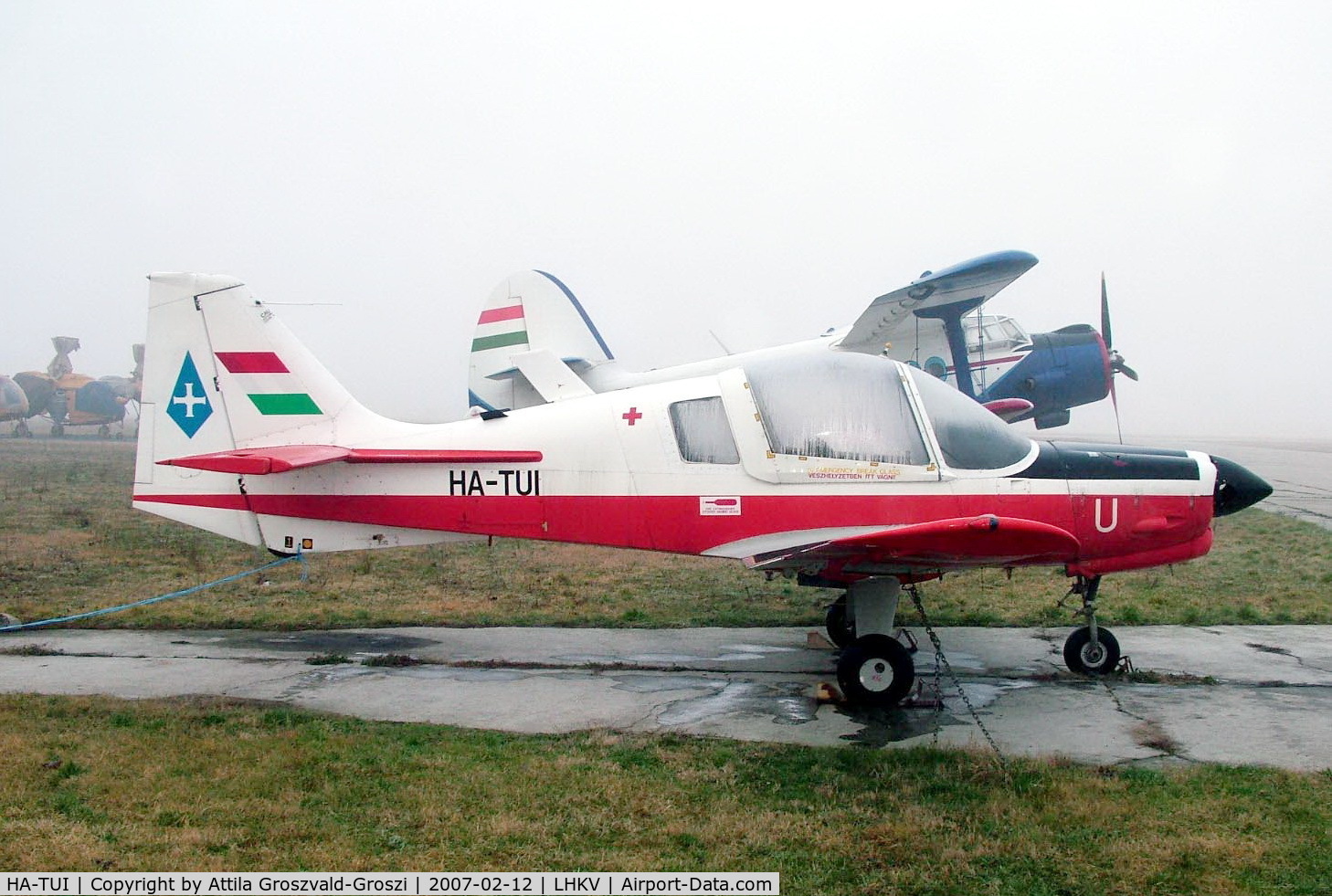 HA-TUI, 1982 Scottish Aviation Bulldog T.1 C/N BH120/219, Hungary-Kaposújlak airport.