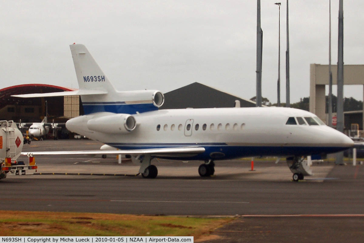 N693SH, 1988 Dassault-Breguet Falcon (Mystere) 900 C/N 43, At Auckland