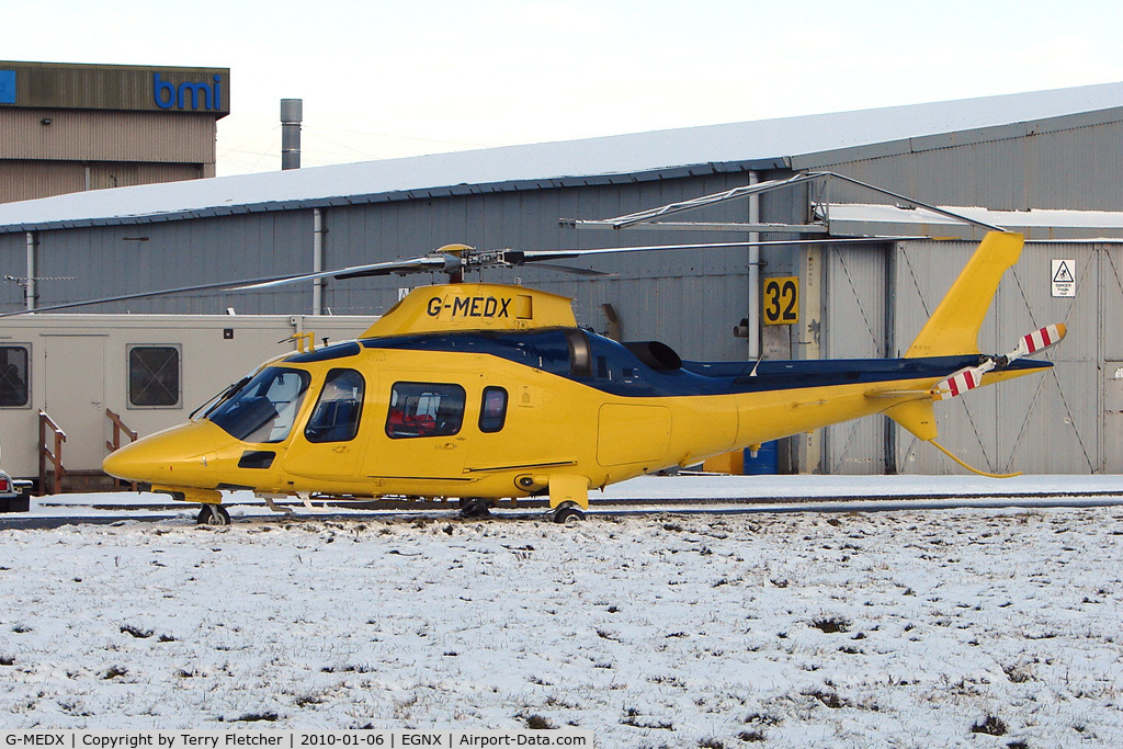 G-MEDX, 2008 Agusta A-109E Power C/N 11745, Air Ambulance based at East Midlands