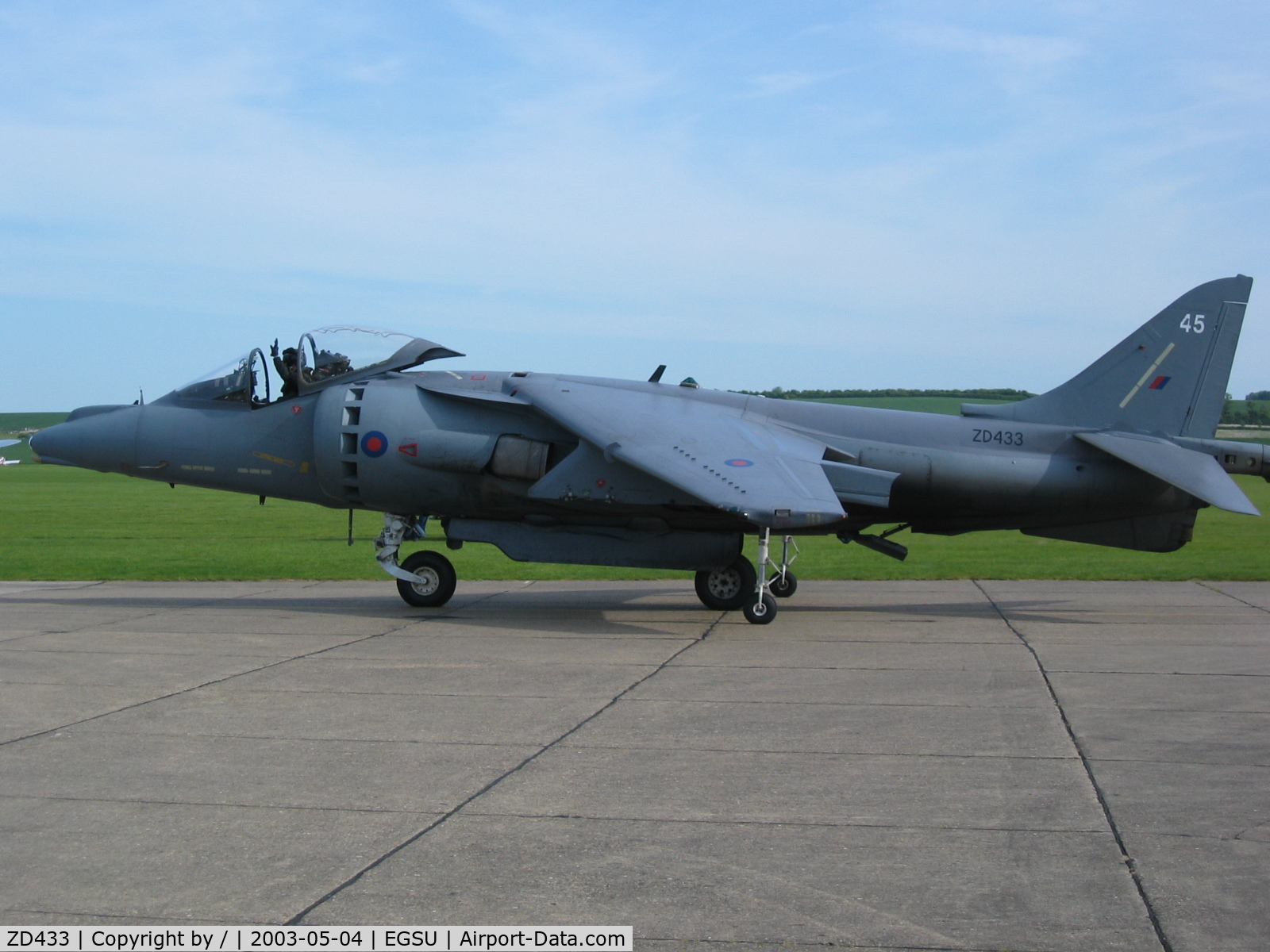 ZD433, 1989 British Aerospace Harrier GR.7 C/N P45, /