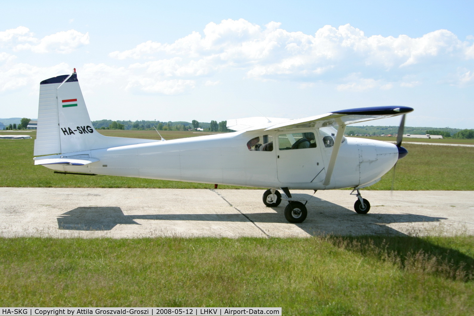 HA-SKG, 1957 Cessna 182A Skylane C/N 34371, Hungary-Kaposújlak airport.