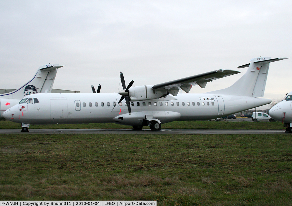 F-WNUH, 1994 ATR 72-202 C/N 416, Ex. VN-B208 as Vietnam Airlines... Stored...