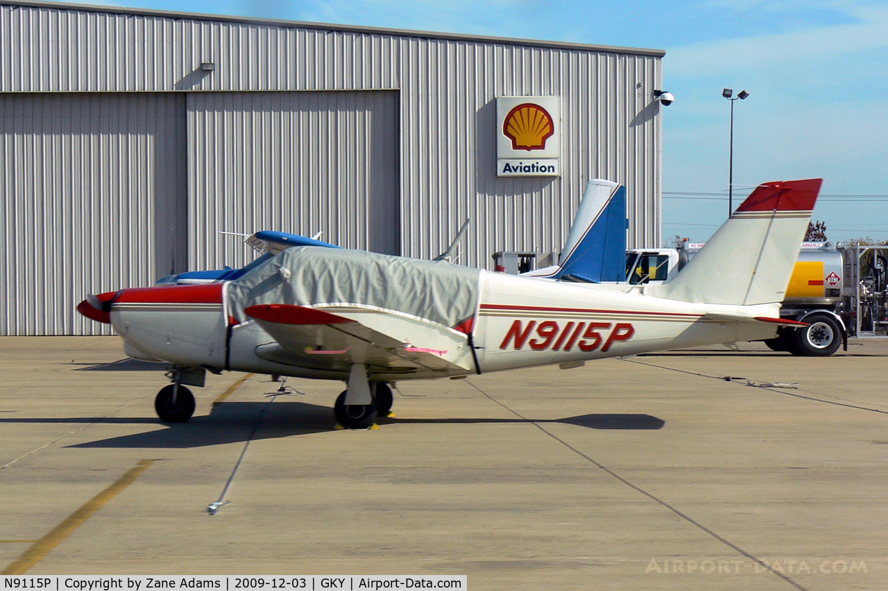 N9115P, 1966 Piper PA-24-260 C/N 24-4593, At Arlington Municipal
