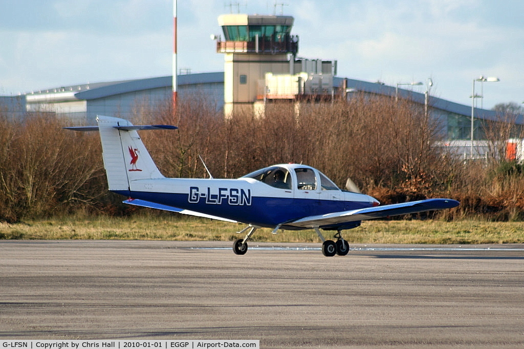 G-LFSN, 1978 Piper PA-38-112 Tomahawk Tomahawk C/N 38-78A0073, The guys of Liverpool Flying School returning from a New Years Day jolly