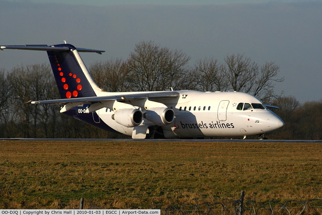 OO-DJQ, 1996 British Aerospace Avro 146-RJ85 C/N E.2289, Brussels Airlines