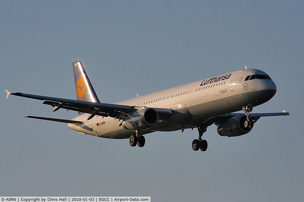D-AIRN, 1995 Airbus A321-131 C/N 0560, Lufthansa