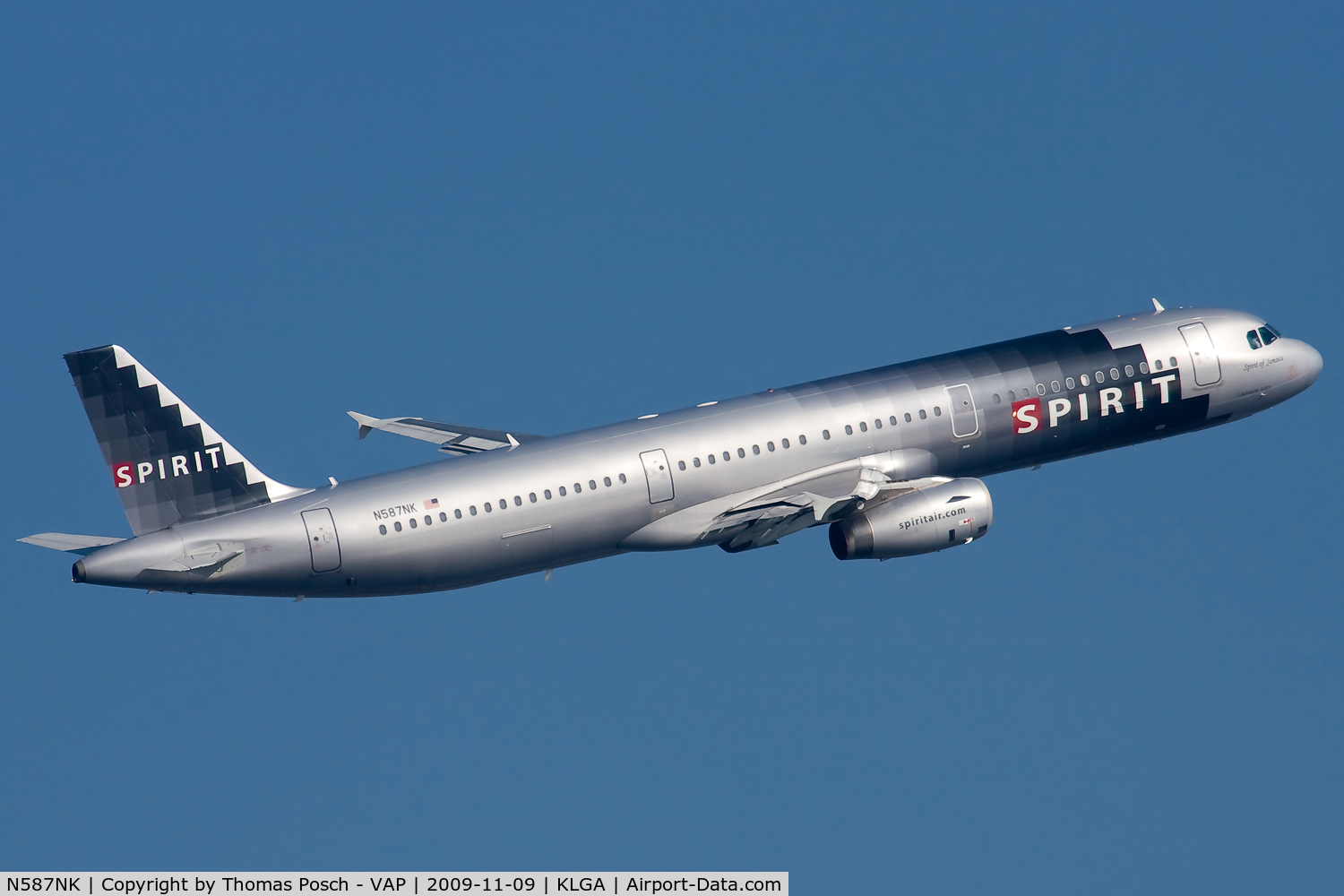 N587NK, 2005 Airbus A321-231 C/N 2476, Spirit Airlines
