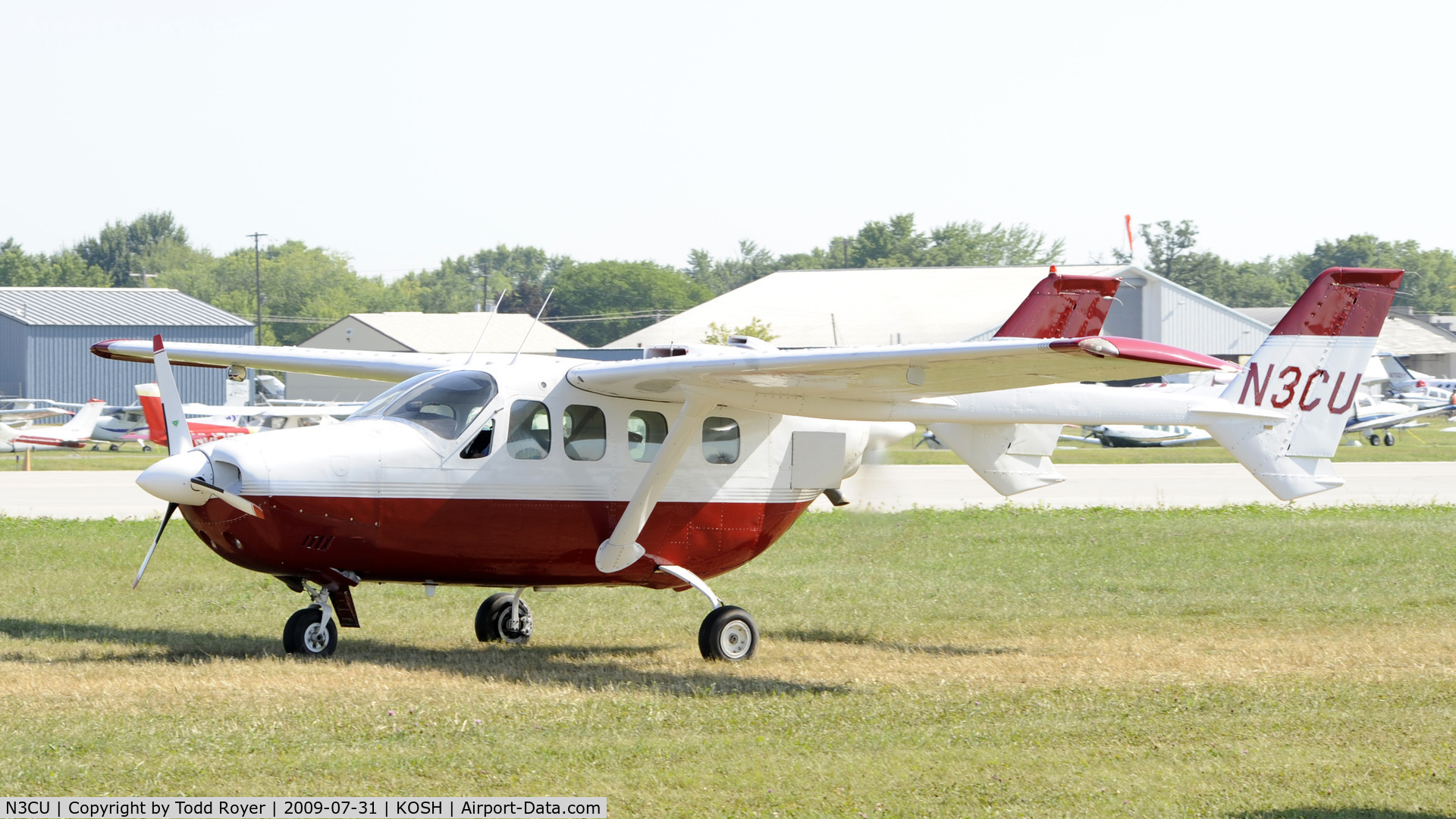 N3CU, 1972 Cessna T337G Turbo Super Skymaster C/N P3370063, EAA AIRVENTURE 2009