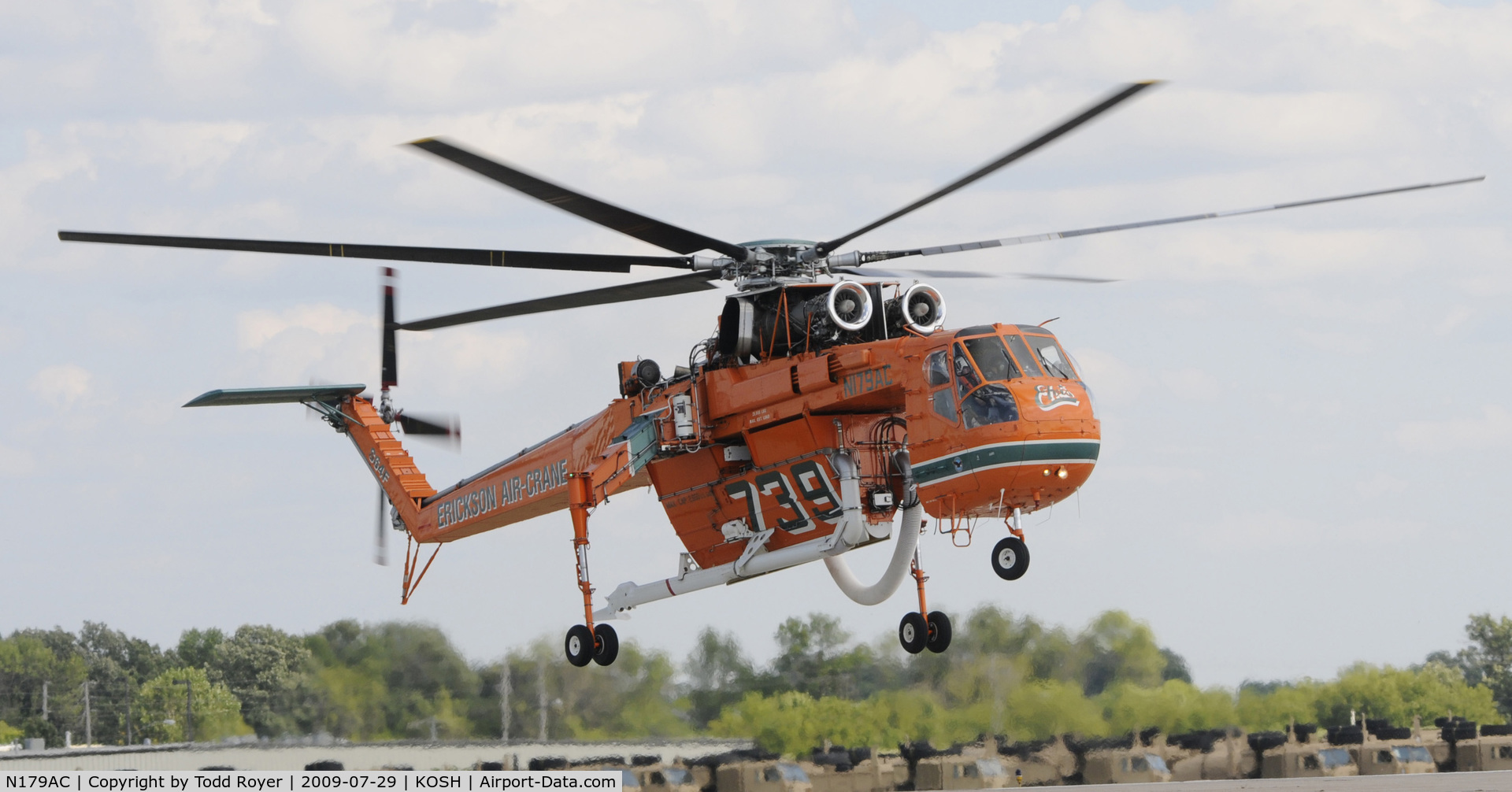 N179AC, 1970 Sikorsky S-64F Skycrane C/N 64091, EAA AIRVENTURE 2009