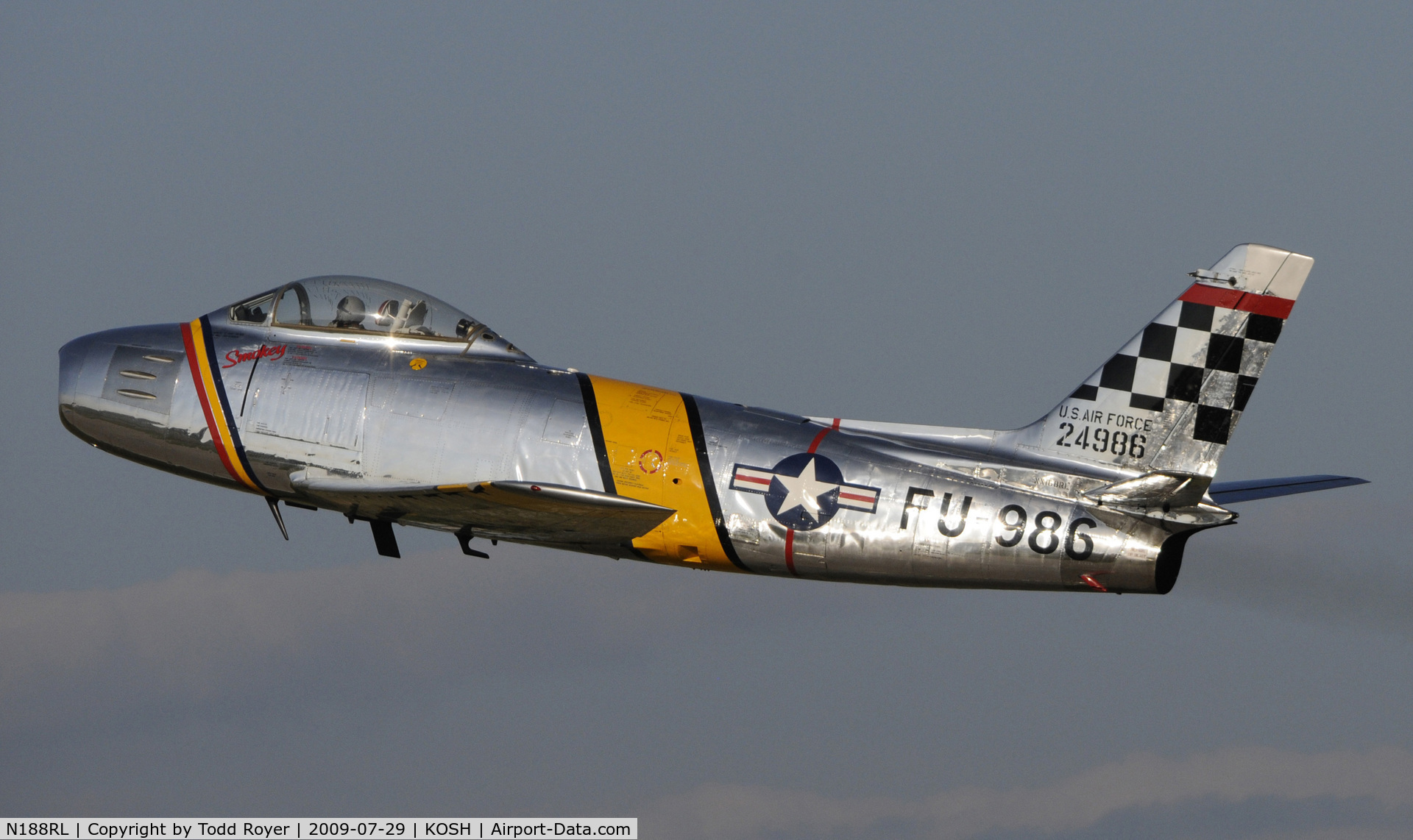 N188RL, 1952 North American F-86F Sabre C/N 191-682, EAA AIRVENTURE 2009
