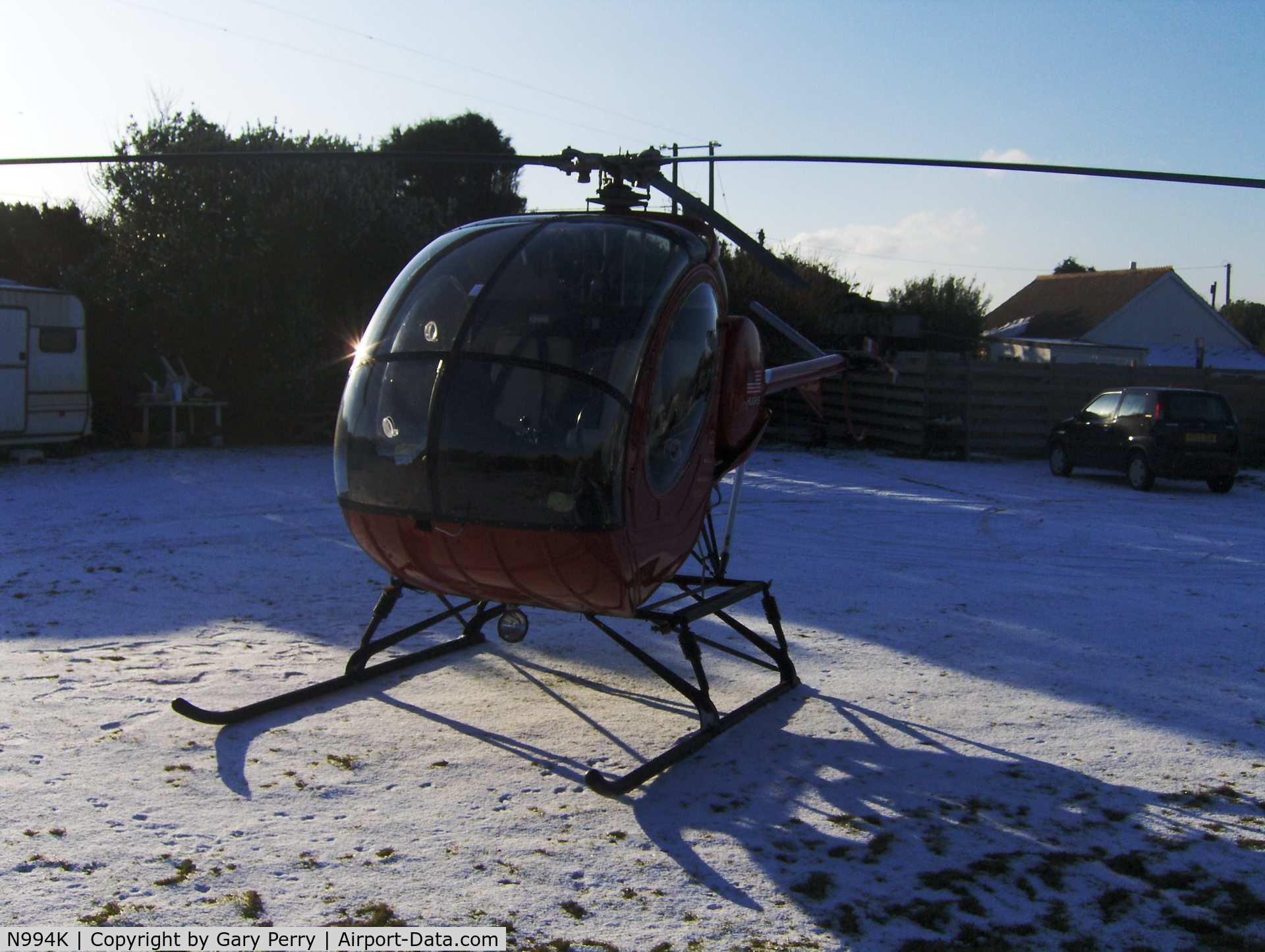 N994K, 1966 Hughes 269A C/N 67-16733, after the snow patrol jan 2010 back at my place