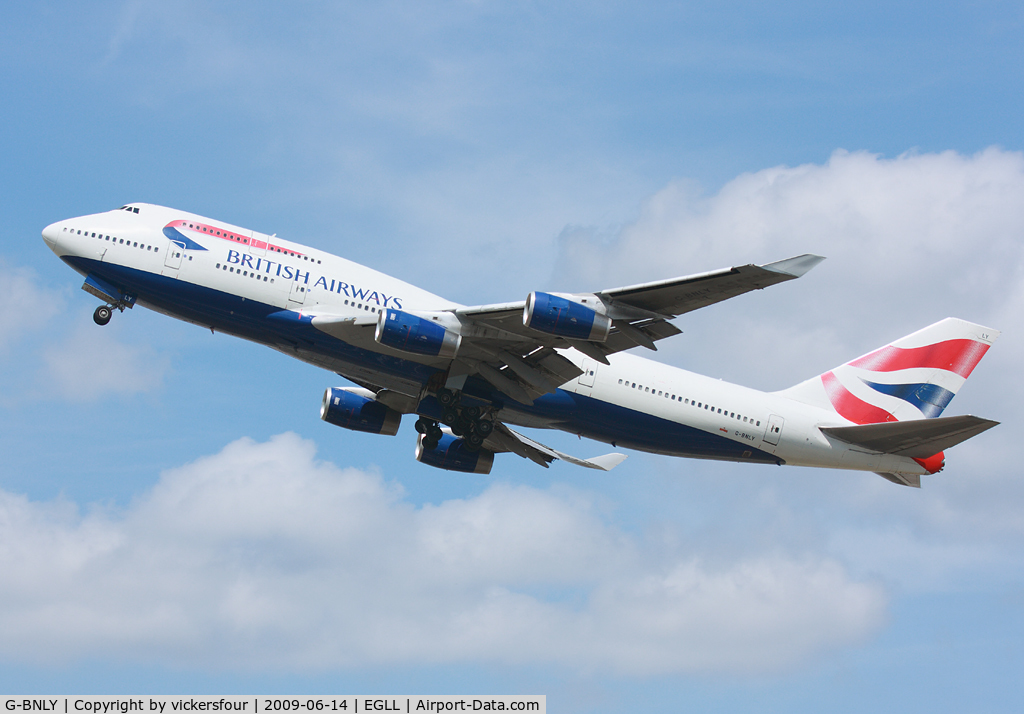 G-BNLY, 1993 Boeing 747-436 C/N 27090, British Airways