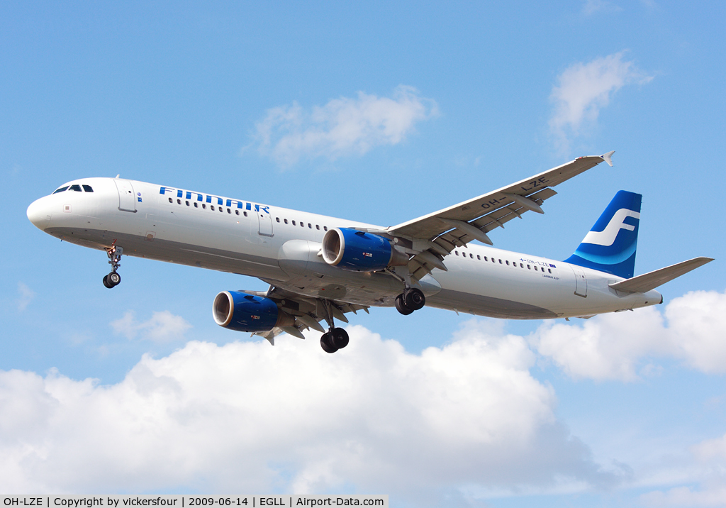 OH-LZE, 2003 Airbus A321-211 C/N 1978, Finnair