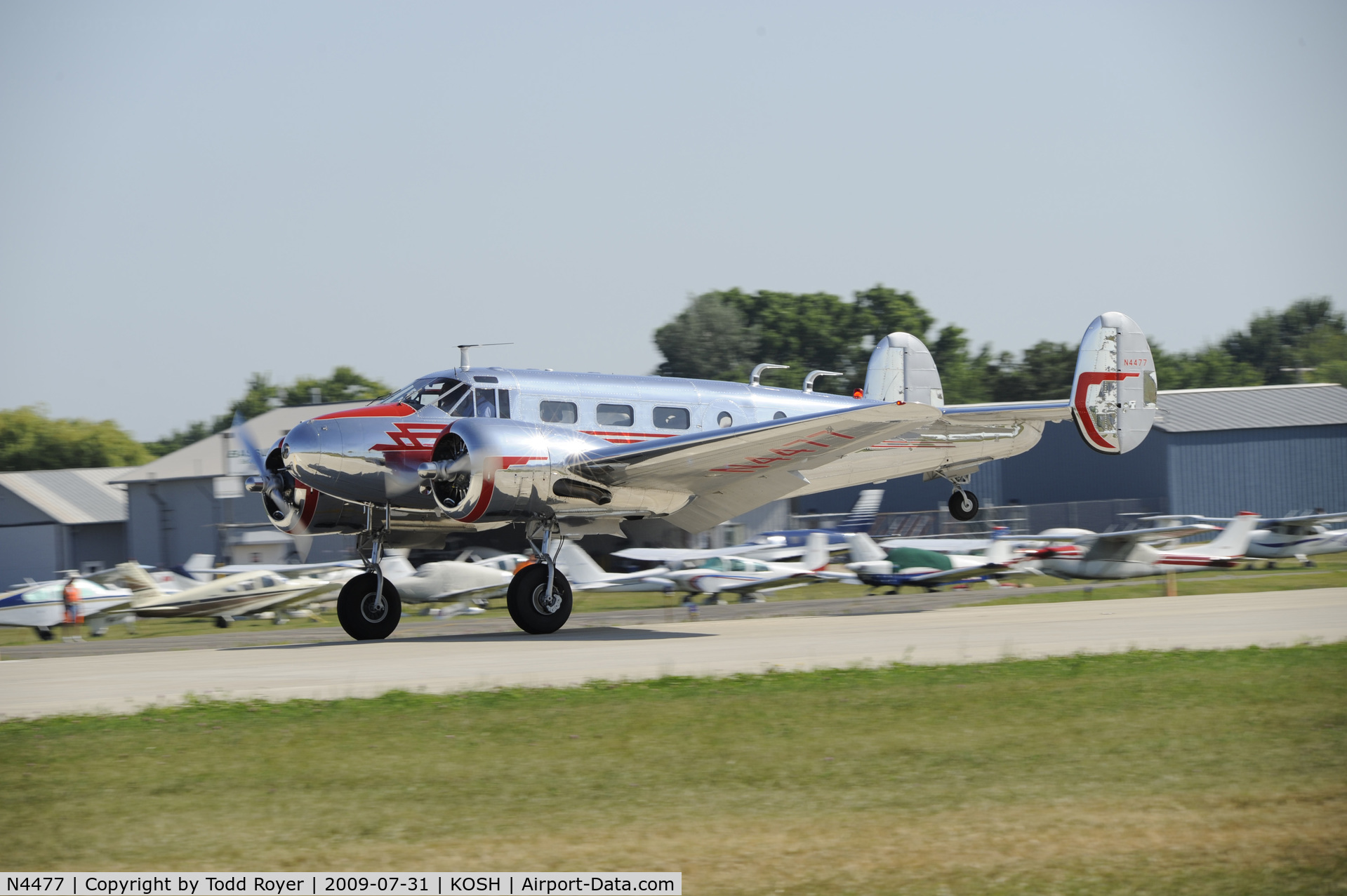 N4477, 1952 Beech D18S C/N A-935, EAA AIRVENTURE 2009