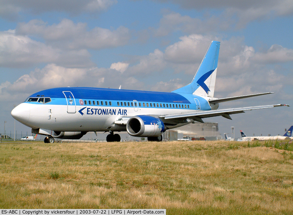 ES-ABC, 1995 Boeing 737-5Q8 C/N 26324, Estonian Air