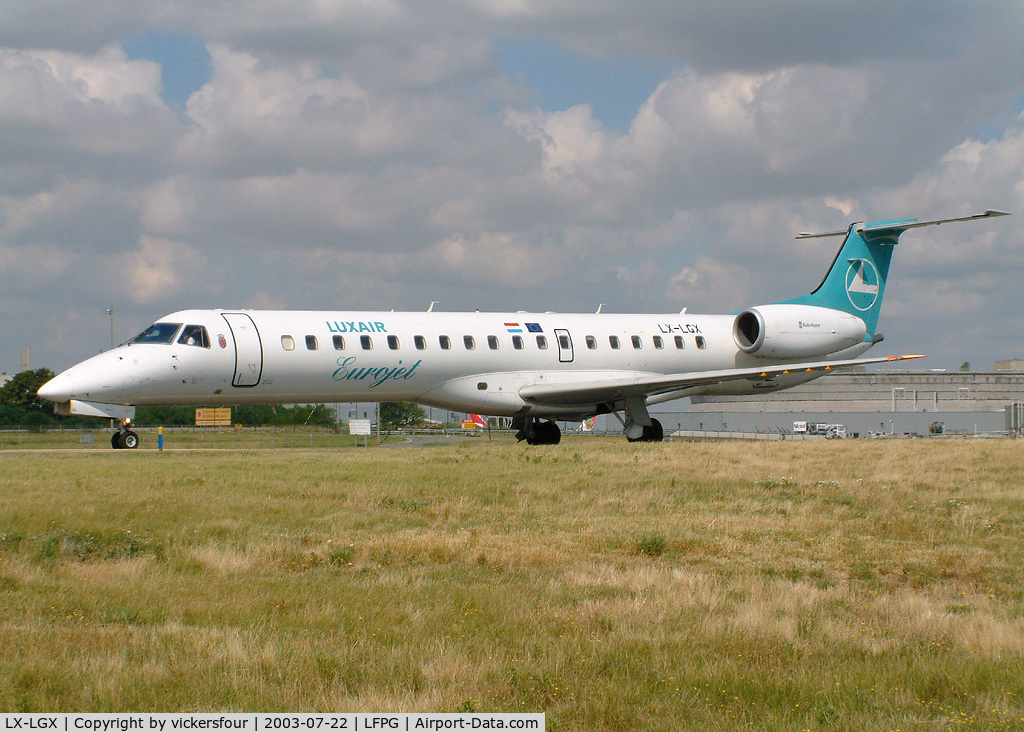 LX-LGX, 1999 Embraer EMB-145LU (ERJ-145LU) C/N 145147, Luxair