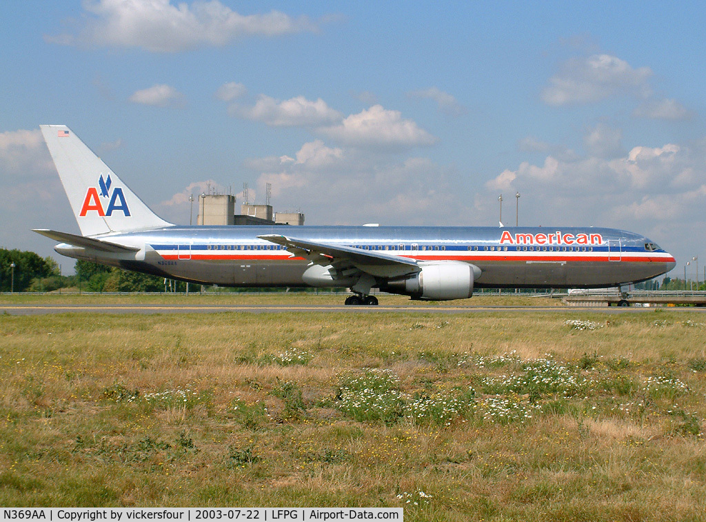 N369AA, 1992 Boeing 767-323 C/N 25196, American Airlines