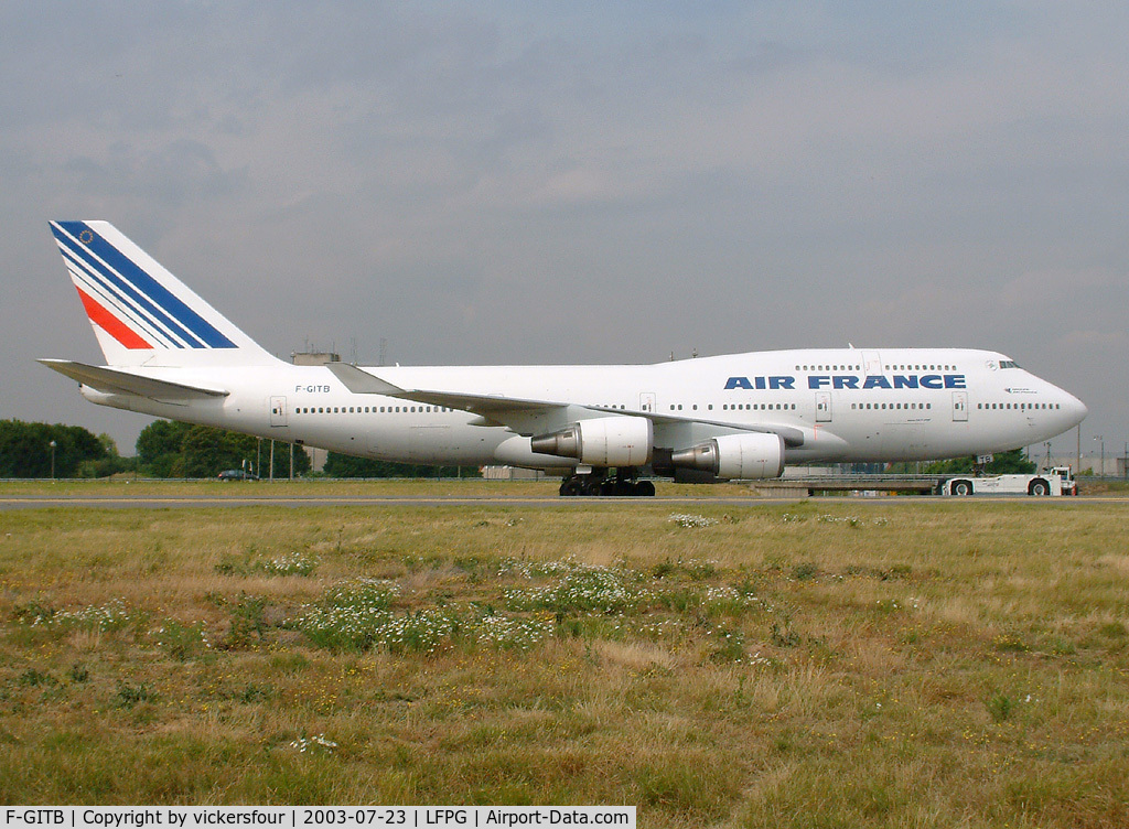 F-GITB, 1991 Boeing 747-428 C/N 24990, Air France