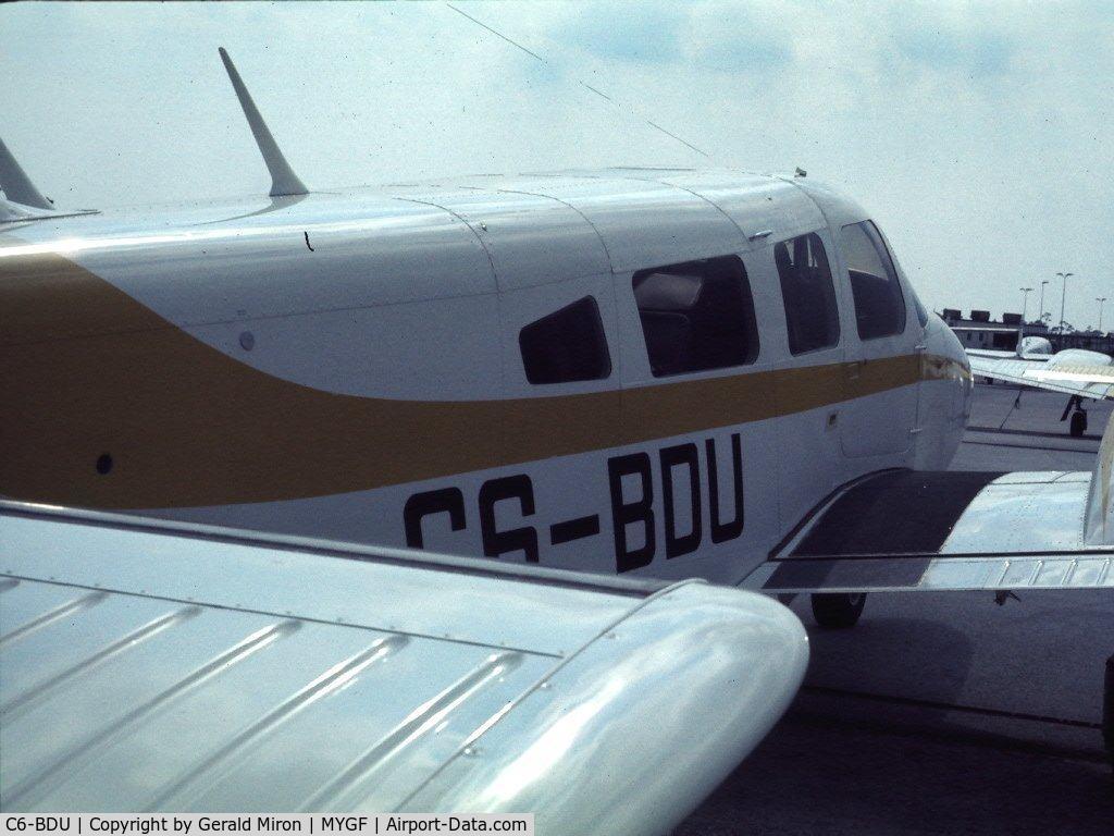C6-BDU, 1976 Piper PA-34-200T C/N 347770004, C6-BDU before registration change to N976GM