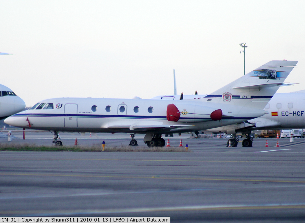 CM-01, 1973 Dassault Falcon (Mystere) 20E C/N 276, Parked at the General Aviation area with special c/s on tail...