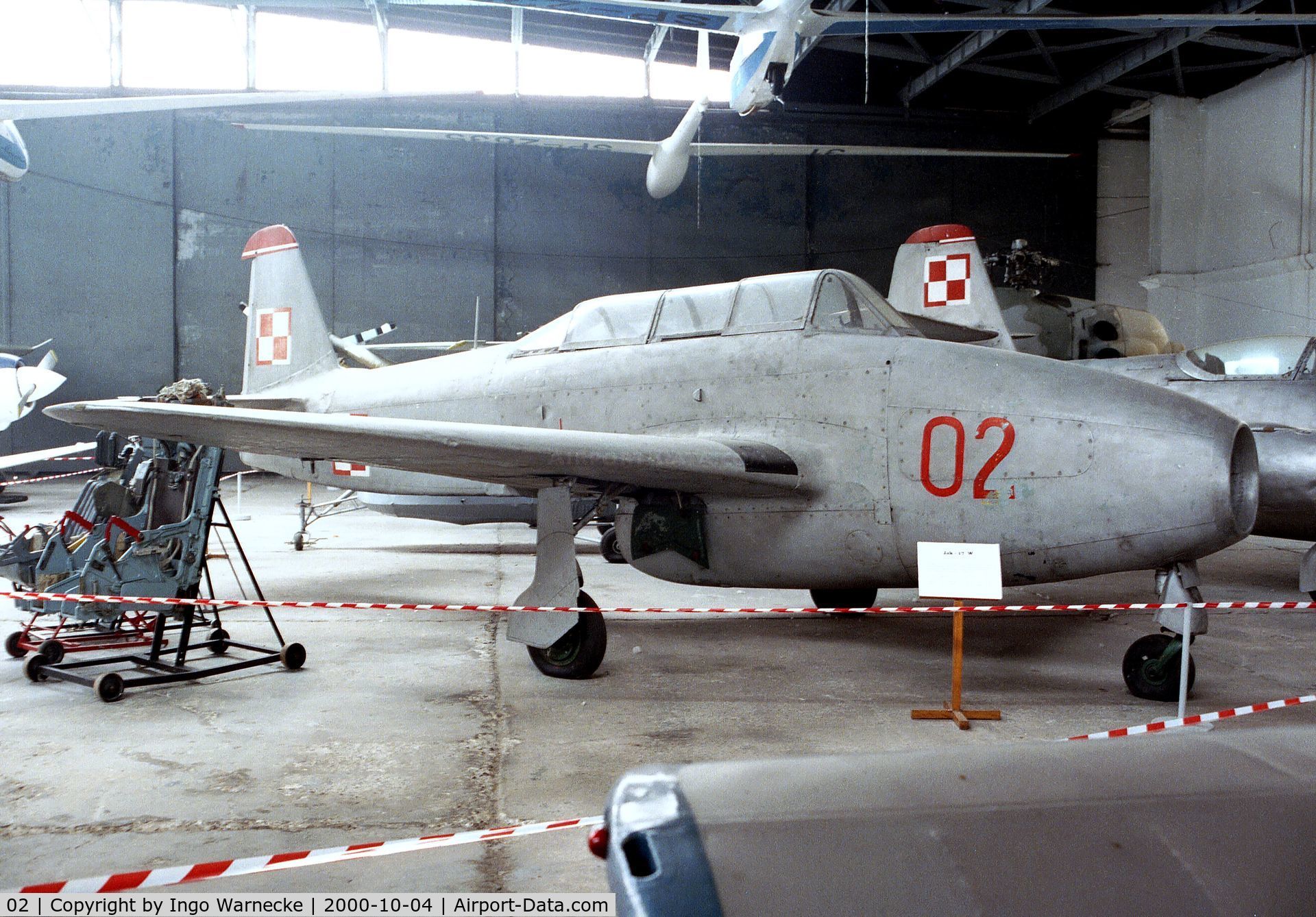 02, Yakovlev Yak-17UTI C/N 3120132, Yakovlev Yak-17UTI MAGNET (Yak-17W) of the polish air force at the Muzeum Lotnictwa i Astronautyki, Krakow