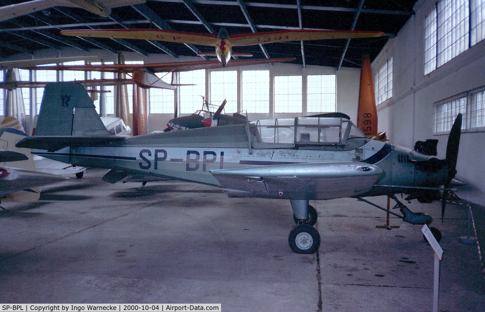 SP-BPL, LWD Junak 3 C/N 13-9578, Lotnicze Warsztaty Doswiadczalne L.W.D. Junak 3 at the Muzeum Lotnictwa i Astronautyki, Krakow