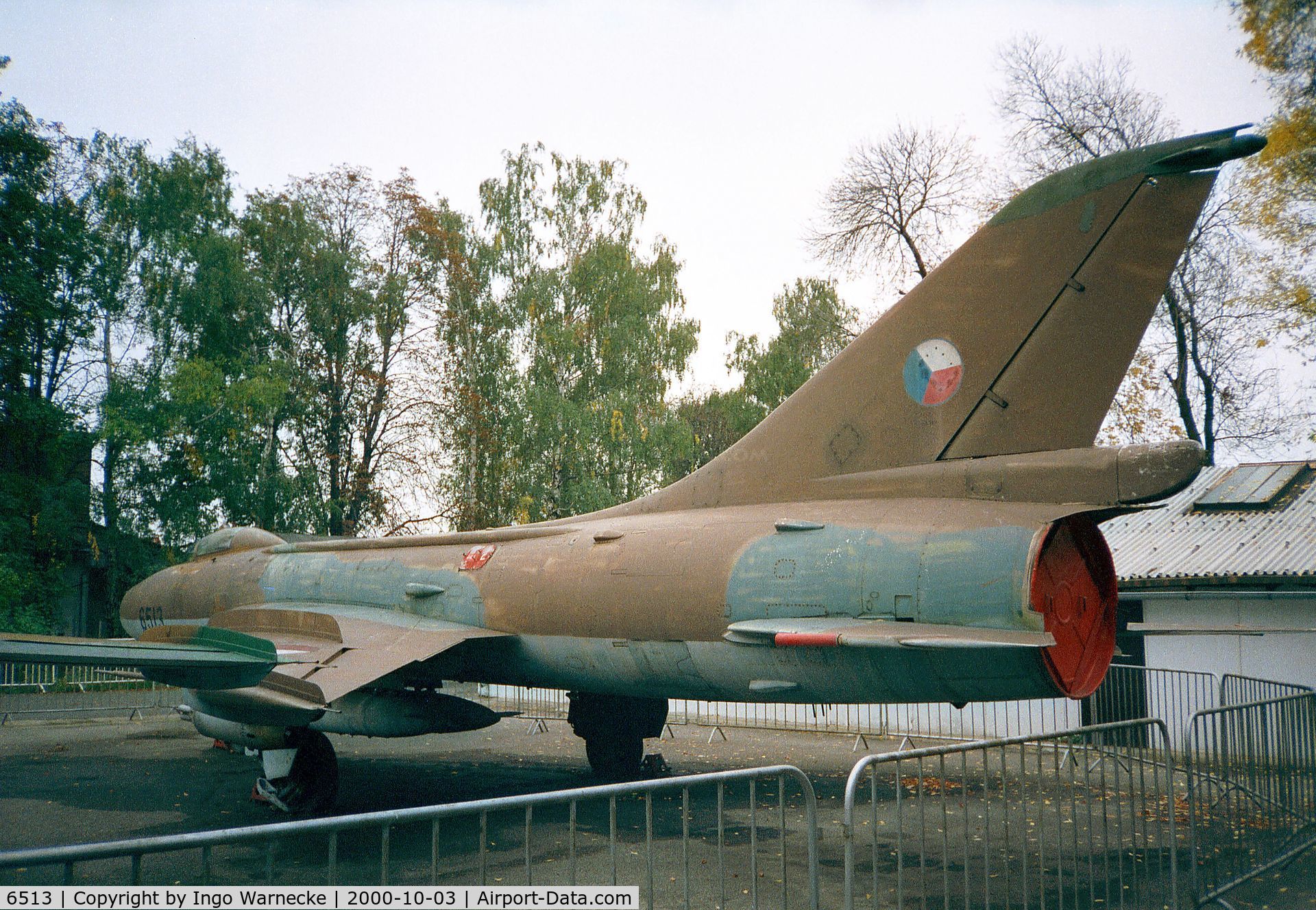 6513, Sukhoi Su-7BKL C/N 6513, Sukhoi Su-7BKL Fitter-A at the Letecke Muzeum, Prague-Kbely
