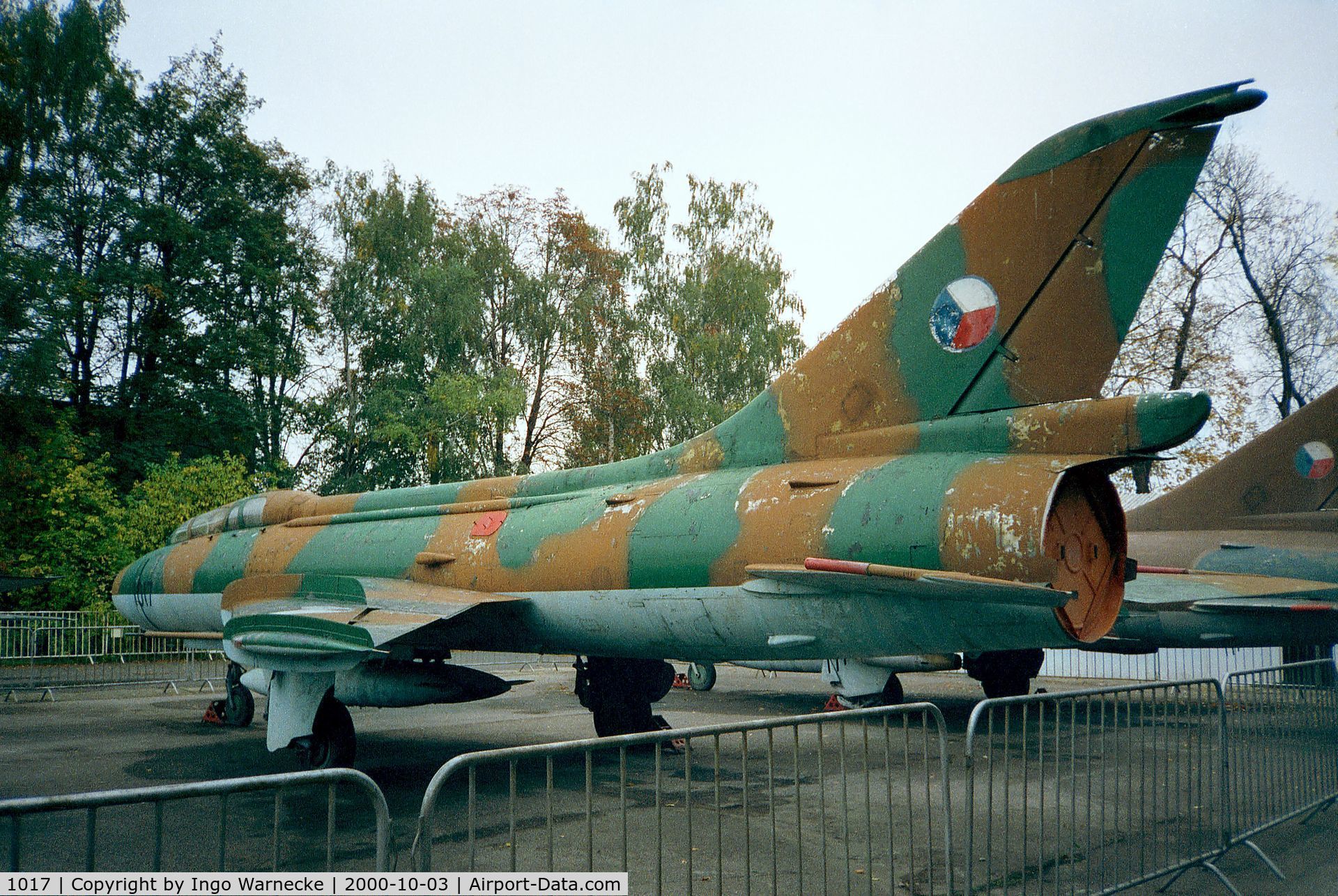 1017, Sukhoi Su-7U Moujik C/N 1017, Sukhoi Su-7U Moujik of the czechoslovak air force at the Letecke Muzeum, Prague-Kbely
