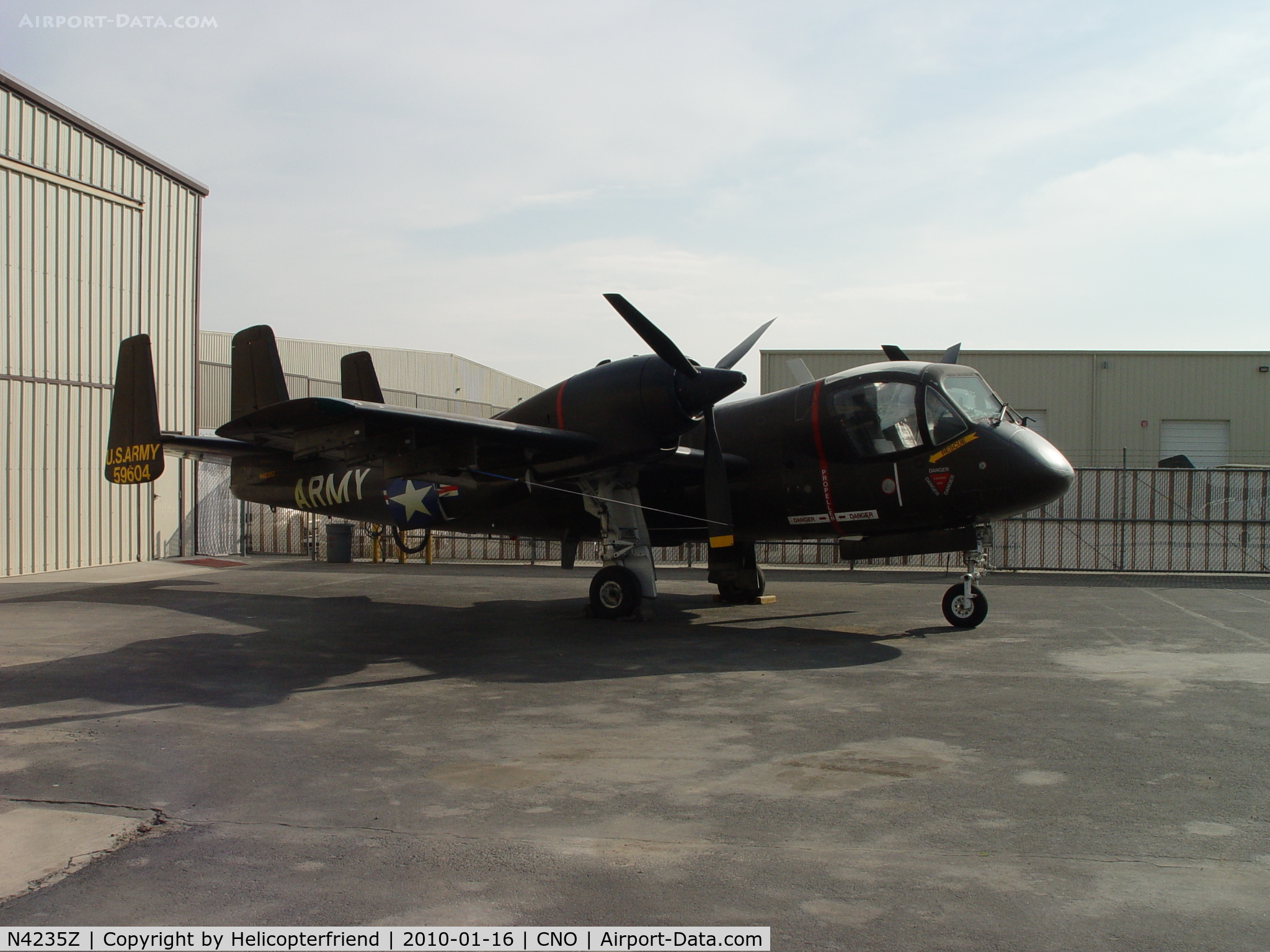 N4235Z, 1959 Grumman OV-1A Mohawk C/N Not found (2), Parked near Plane of Fame Hangar