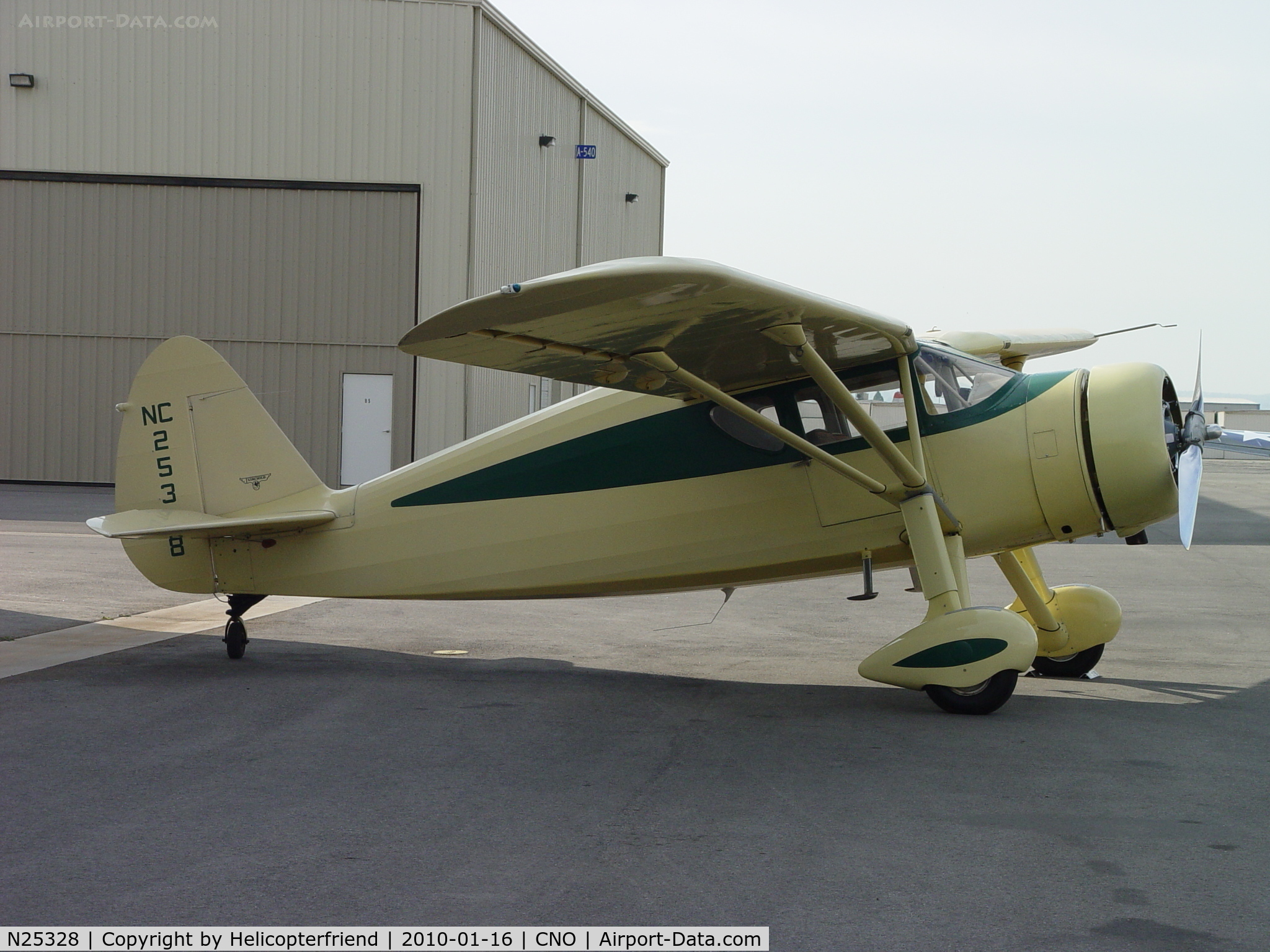 N25328, 1940 Fairchild 24W-40 C/N W40-114, Parked at Chino