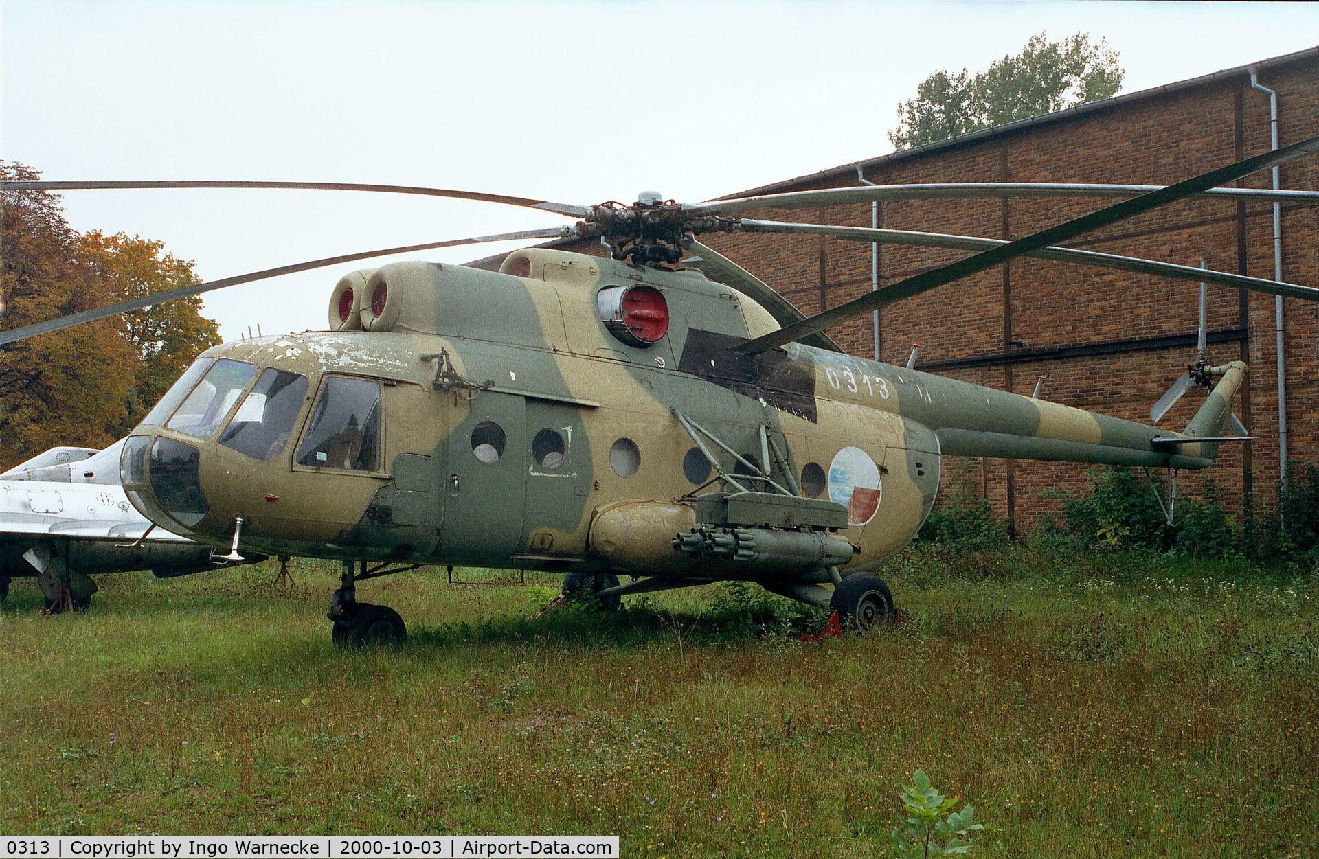 0313, Mil Mi-8T Hip C/N 0313, Mil Mi-8T Hip of the czechoslovak air force at the Letecke Muzeum, Prague-Kbely