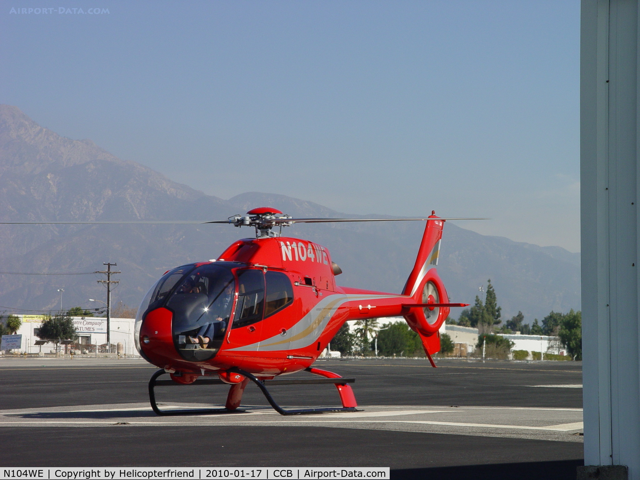 N104WE, 2006 Eurocopter EC-120B Colibri C/N 1445, Preparing for lift off