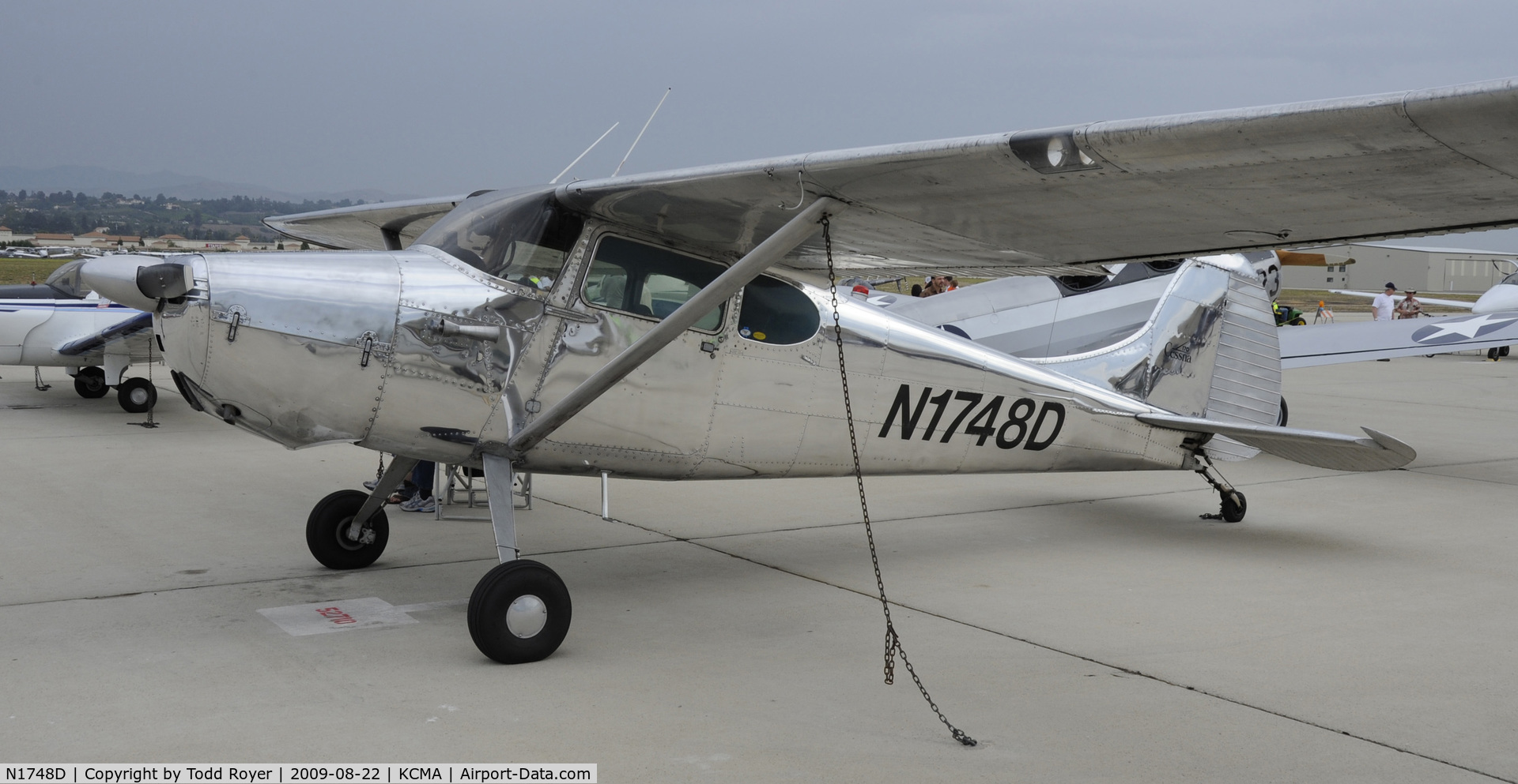 N1748D, 1951 Cessna 170A C/N 20191, CAMARILLO AIR SHOW 2009
