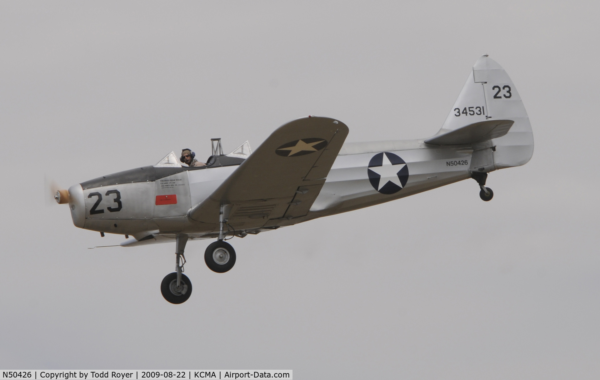 N50426, 1943 Fairchild M-62A-3 Cornell II C/N T43-5197, CAMARILLO AIR SHOW 2009