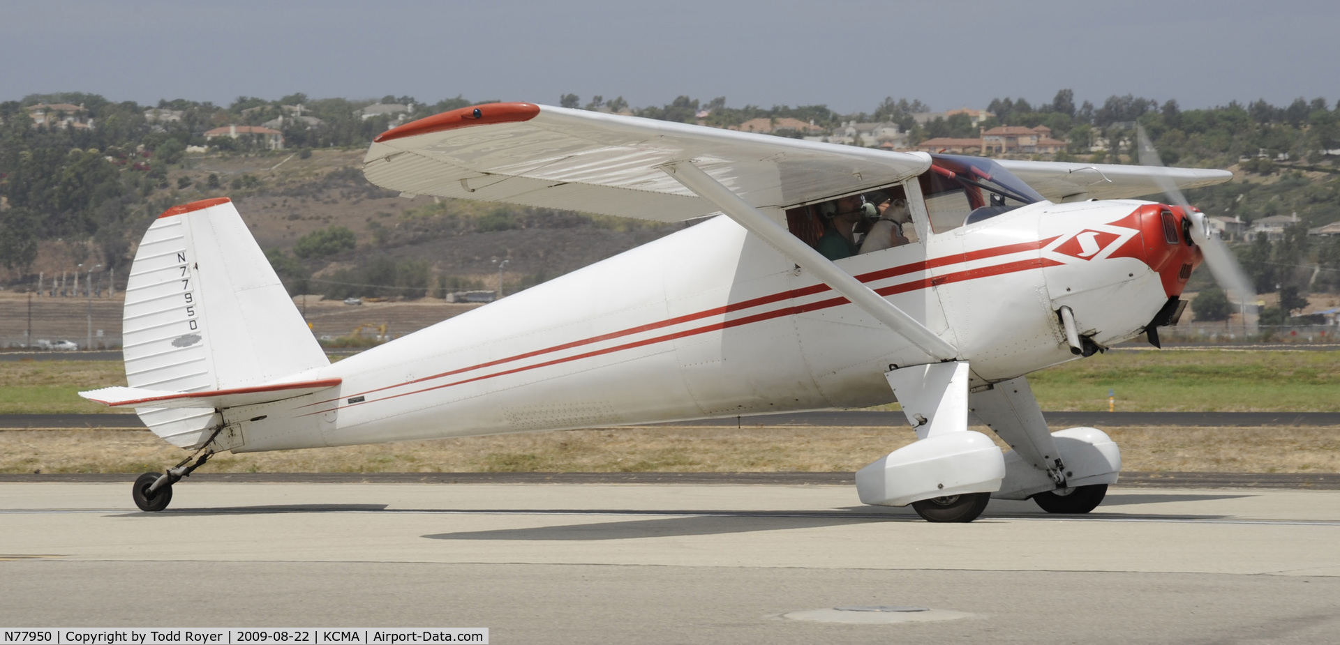 N77950, 1946 Luscombe 8A C/N 3677, CAMARILLO AIR SHOW 2009