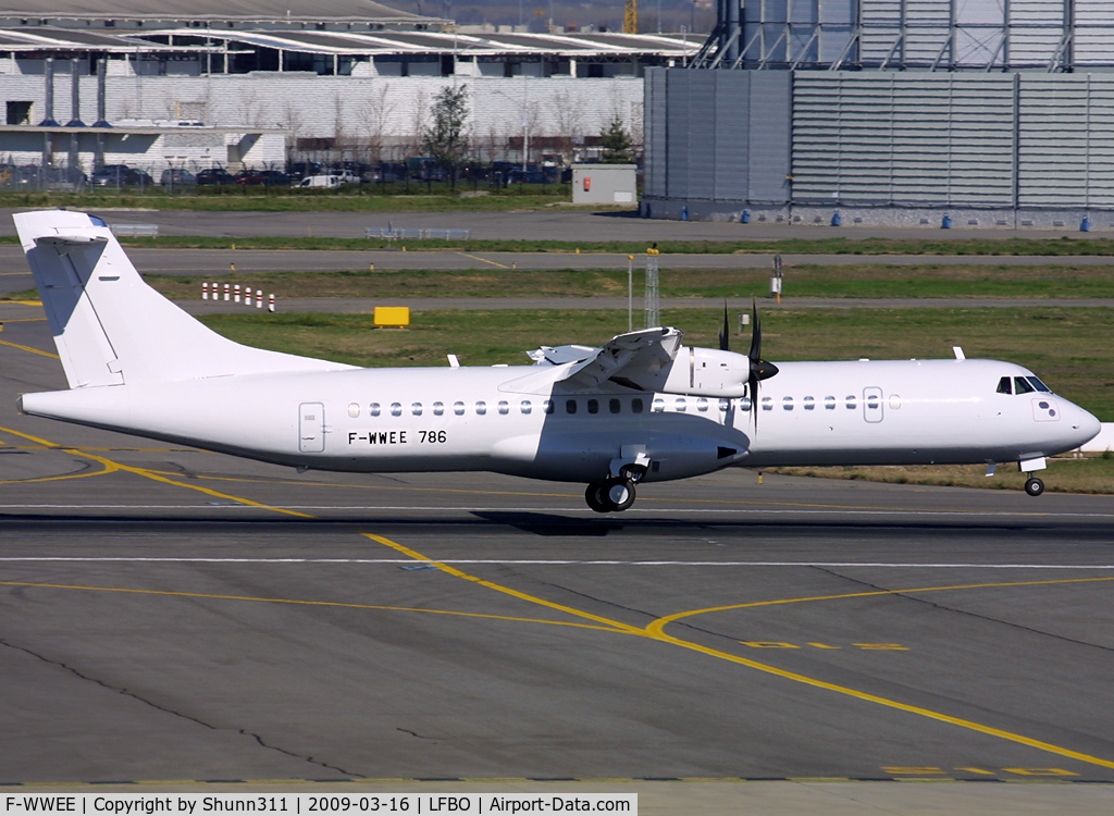 F-WWEE, 2008 ATR 72-212A C/N 786, C/n 786 - For Air Bostwana as A2-ABR