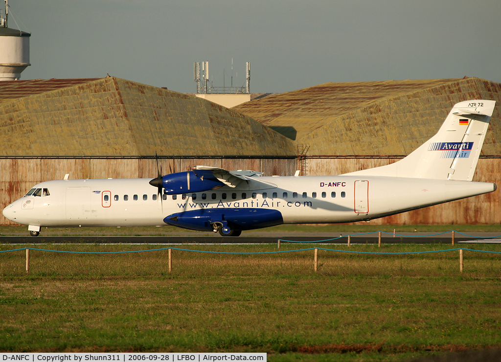 D-ANFC, 1991 ATR 72-202 C/N 237, Ready for take off rwy 32R