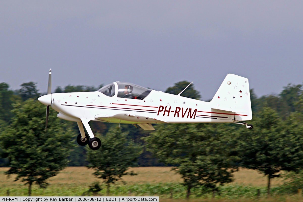 PH-RVM, 2002 Vans RV-6 C/N PFA 181A-13173, Seen landing at Schaffen-Diest Belgium for the Annual Old timers Fly In.
