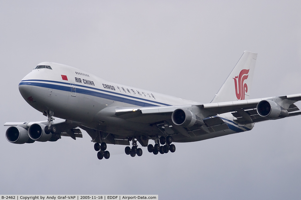 B-2462, Boeing 747-2J6F/SCD C/N 24960, Air China Cargo 747-200