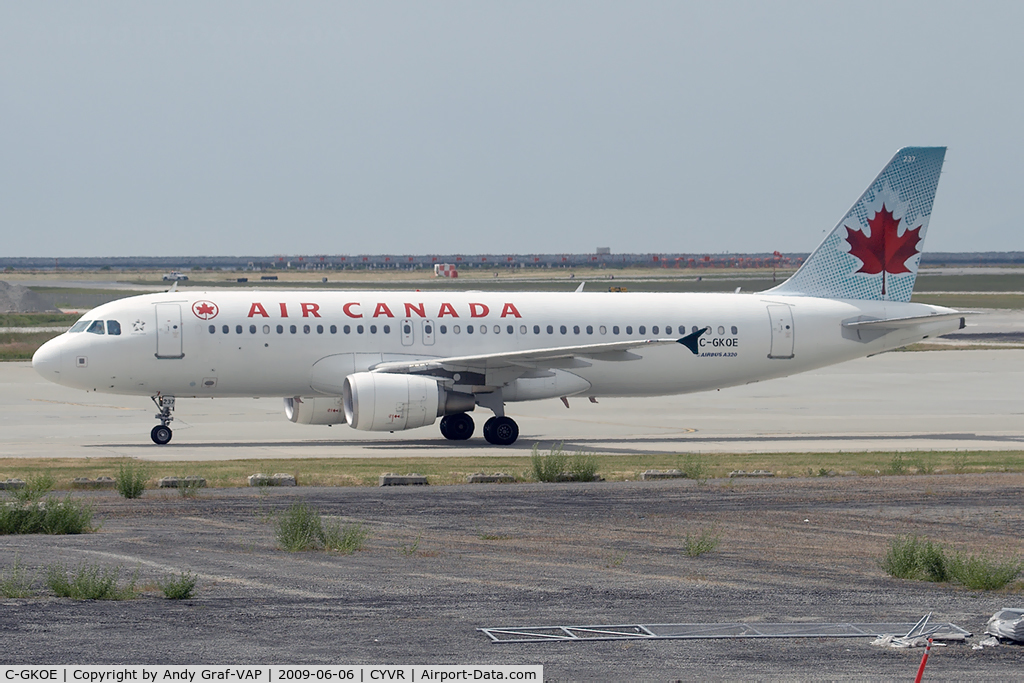 C-GKOE, 2002 Airbus A320-214 C/N 1874, Air Canada A320