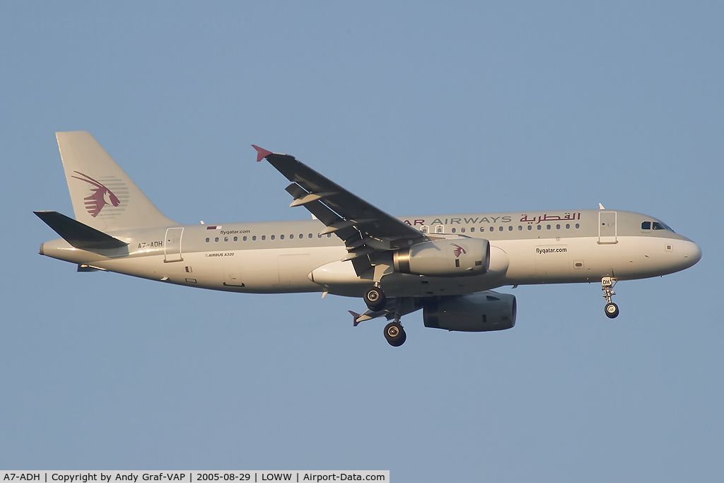 A7-ADH, 2003 Airbus A320-232 C/N 2138, Qatar Airways A320