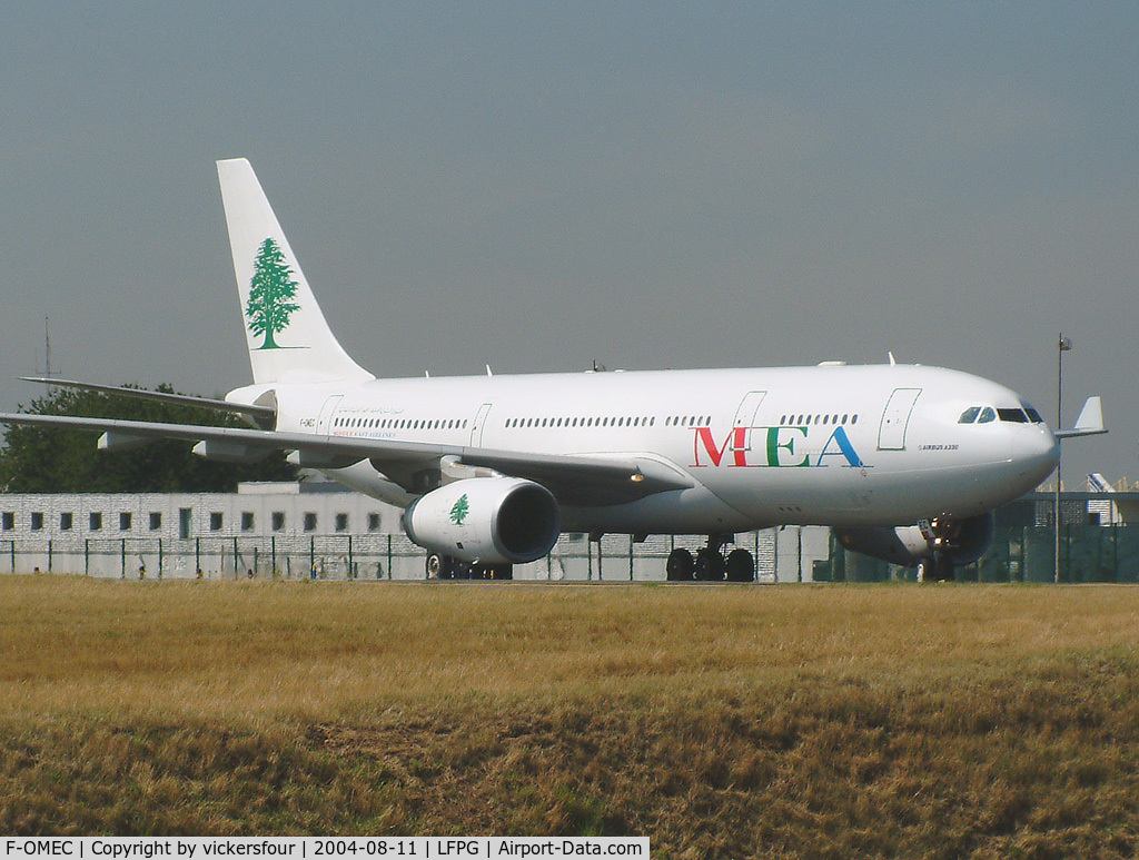 F-OMEC, 2003 Airbus A330-243 C/N 532, MEA