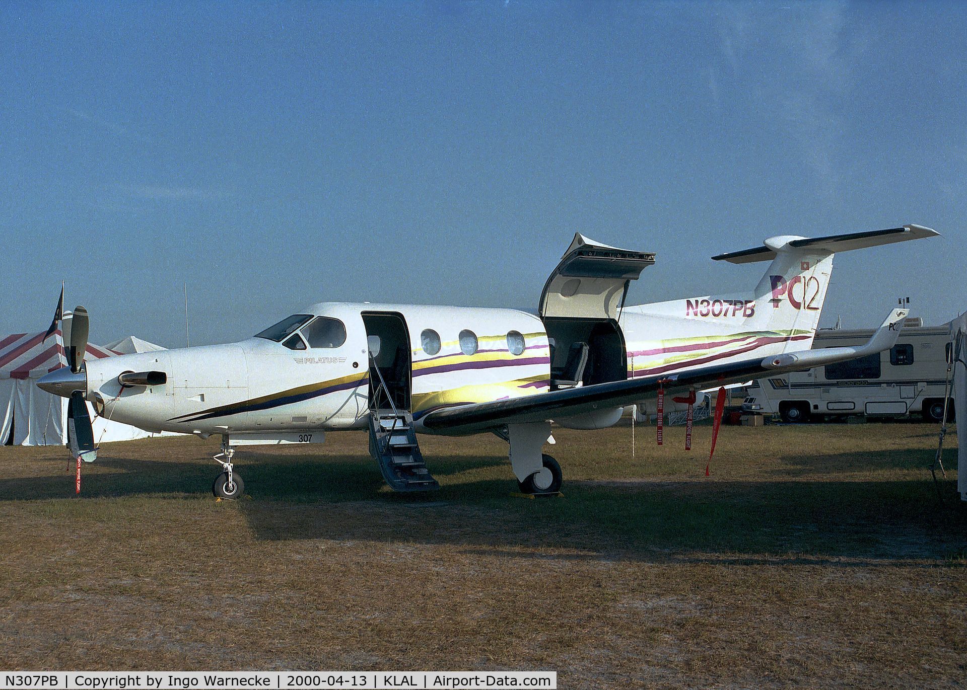 N307PB, 2000 Pilatus PC-12/45 C/N 307, Pilatus PC-12 at 2000 Sun 'n Fun, Lakeland FL