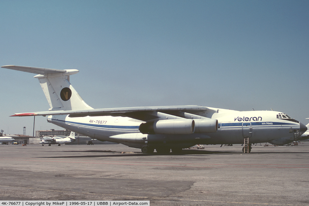 4K-76677, Ilyushin Il-76MD C/N 0063467005, This airframe was last noted operational with the Ukraine Air Force.