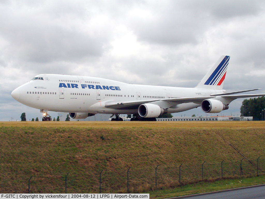 F-GITC, 1991 Boeing 747-428 C/N 25344, Air France