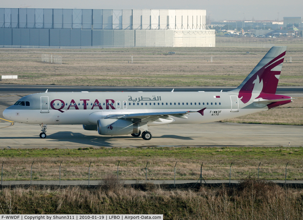 F-WWDF, 2009 Airbus ACJ320 (A320-232/CJ) C/N 4170, C/n 4170 - To be A7-MBK... A320 Prestige for Qatar Airways Amiri Flight